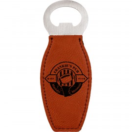 Rawhide Leatherette Bottle Opener with Magnet, Laserable Custom Printed  Rawhide Leatherette Bottle Opener with Magnet, Laserable Custom Printed