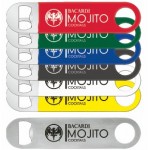 7" Large Paddle Style Vinyl Wrapped Bottle Opener Custom Printed