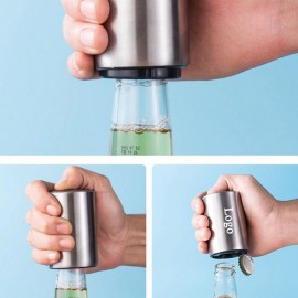 Logo Branded Stainless Steel Beer Bottle Opener
