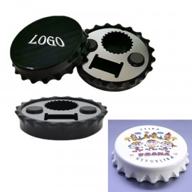 Custom Imprinted Beer Cap Shape Magnetic Bottle Opener