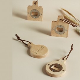 Promotional Bamboo Bottle Opener & Magnets Memo Holder  Promotional Bamboo Bottle Opener & Magnets Memo Holder