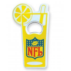 Custom Imprinted Soft Drink Glass Look Bottle Opener with Magnet