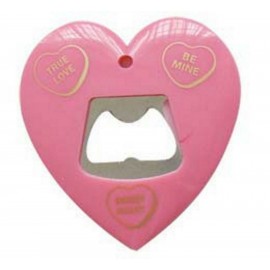 Heart Bottle Opener with Magnet Logo Branded
