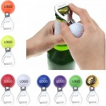 Custom Printed 3 1/2" Custom Golf Themed Stainless Steel Beer Bottle Opener