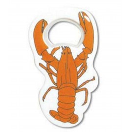 Custom Printed Lobster Bottle Opener with Magnet