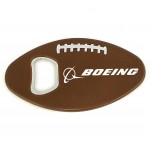 Football Bottle Opener with Magnet (9 Week Production) Logo Branded