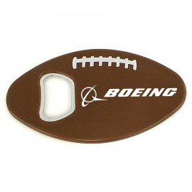 Football Bottle Opener with Magnet (9 Week Production) Logo Branded  Football Bottle Opener with Magnet (9 Week Production) Logo Branded