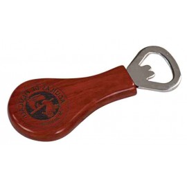 Pear Shape Wood Bottle Opener Logo Branded  Pear Shape Wood Bottle Opener Logo Branded