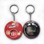 Custom Imprinted Round Fridge Magnet Bottle Opener