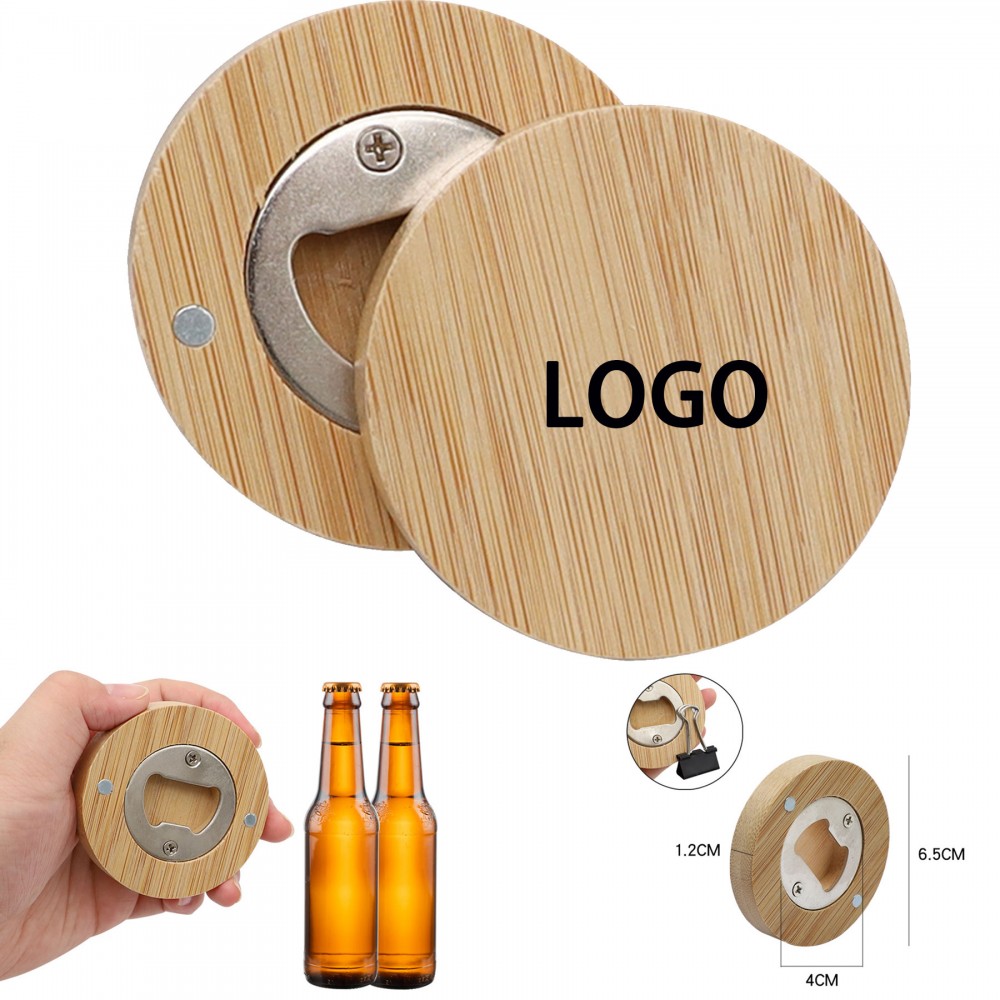 Bottle Opener Magnetic Design For Fridge Custom Imprinted