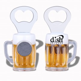 Custom Imprinted Magnetic Beer Mug Bottle Opener