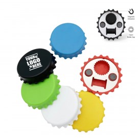 Beer Cap Shaped Magnetic Bottle Opener Logo Branded