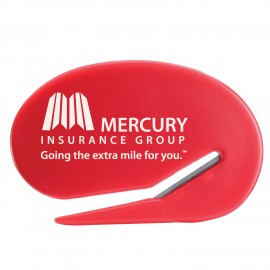 Custom Imprinted Oval Letter Slitter w/ Magnet