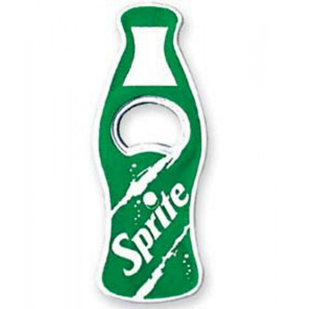 Soft Drink Bottle Look Bottle Opener with Magnet Logo Branded