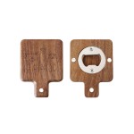 Custom Printed Acacia Wood Magnetic Bottle Opener