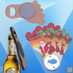 Foot Shaped Magnetic Bottle Opener Logo Branded