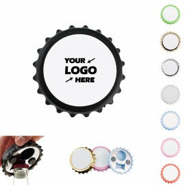 Bottle Cap Shape Magnetic Opener Custom Imprinted  Bottle Cap Shape Magnetic Opener Custom Imprinted