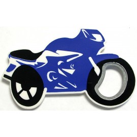 Jumbo Size Motorcycle Shape Magnetic Bottle Opener Custom Imprinted