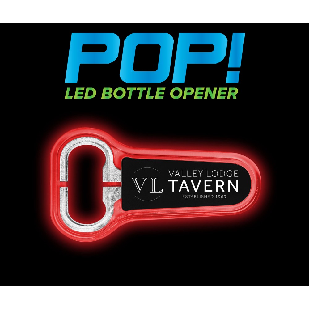 Logo Branded POP LED Bottle Opener