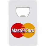 Credit Card Shaped Bottle Opener Logo Branded