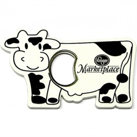 Cow Shape Magnetic Bottle Opener Custom Printed