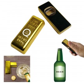 Promotional Golden Brick Bottle Opener
