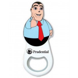 Manager/ Salesman Look Bottle Opener with Magnet Logo Branded  Manager/ Salesman Look Bottle Opener with Magnet Logo Branded