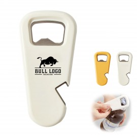 Logo Branded Multifunctional Plastic Magnet Bottle Opener