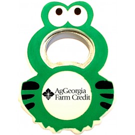 Jumbo Size Frog Magnetic Bottle Opener Logo Branded  Jumbo Size Frog Magnetic Bottle Opener Logo Branded
