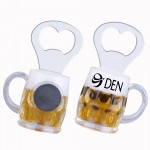 Custom Imprinted Magnetic Beer Mug Bottle Opener