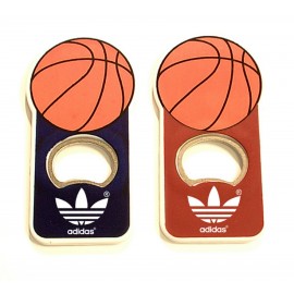 Logo Branded Jumbo Size Basket Ball Magnetic Bottle Opener