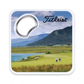 Magnetic Coaster + Bottle Opener Logo Branded