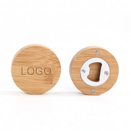 Bamboo Bottle Opener Custom Printed