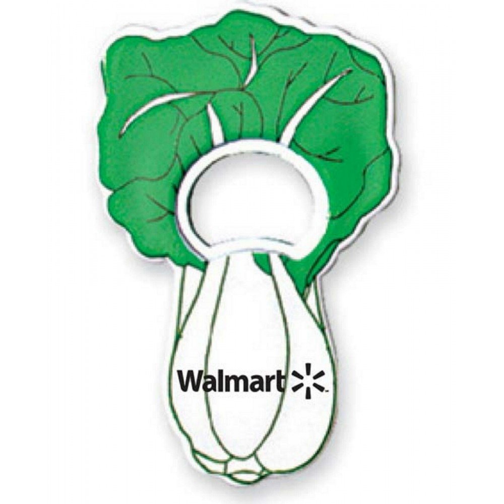 Custom Printed Cabbage Bottle Opener with Magnet