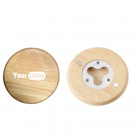 Wood Bamboo Bottle Opener Custom Printed