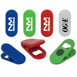 Baynes Bottle Opener With Magnent Clip Custom Imprinted  Baynes Bottle Opener With Magnent Clip Custom Imprinted