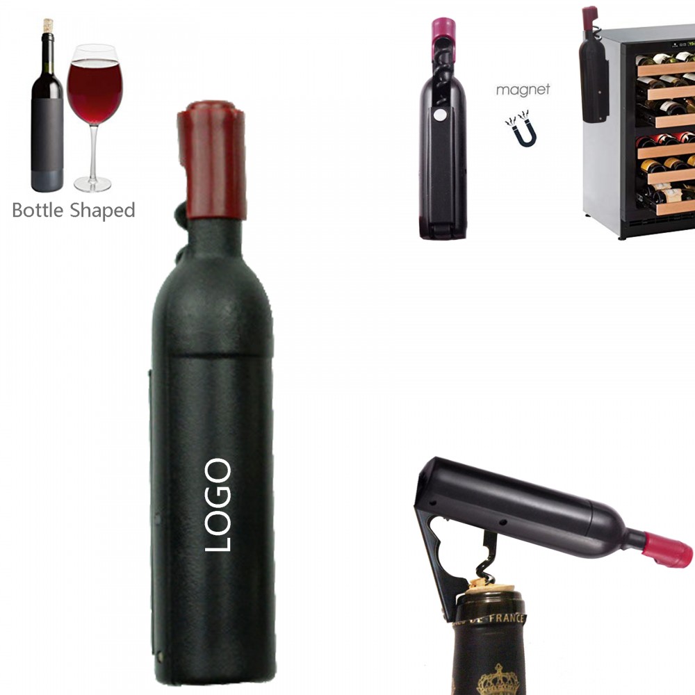 Promotional Magnetic Wine Bottle Corkscrew Promotional Magnetic Wine Bottle Corkscrew