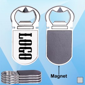 Logo Branded Bottle Opener w/Magnet