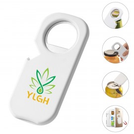 Multi White Color Cap Opener Custom Imprinted