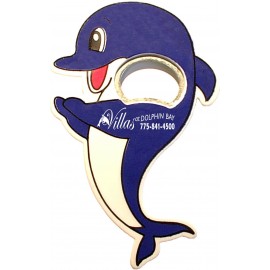 Jumbo Size Dolphin Magnetic Bottle Opener Custom Imprinted  Jumbo Size Dolphin Magnetic Bottle Opener Custom Imprinted