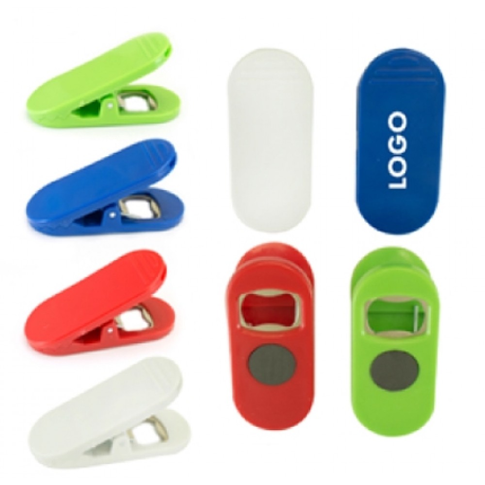 Logo Branded Bottle Opener Magnet Clip Logo Branded Bottle Opener Magnet Clip