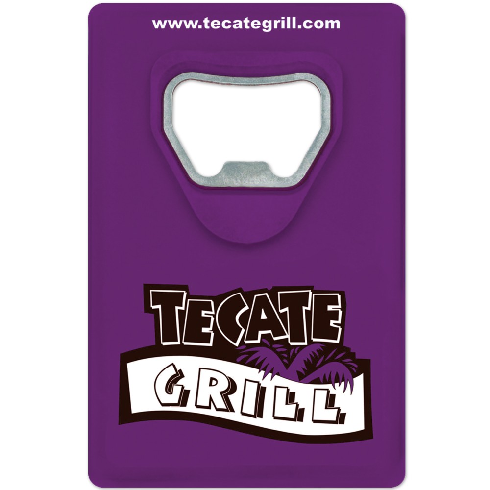 Custom Imprinted Credit Card Bottle Opener