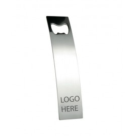 Custom Imprinted Arched Stainless Steel Bottle Opener