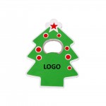 Custom Printed Christmas Tree Shape Magnetic Bottle Opener