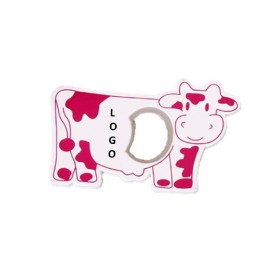 Promotional Creative Cow Shape Bottle Opener Fridge Magnet