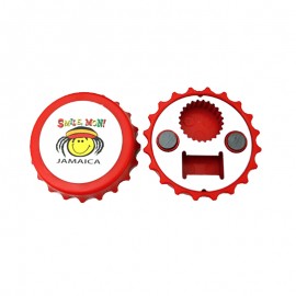 Bottle Cap Shape Bottle Opener Custom Imprinted  Bottle Cap Shape Bottle Opener Custom Imprinted
