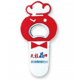 Chef Look Bottle Opener with Magnet Custom Printed  Chef Look Bottle Opener with Magnet Custom Printed