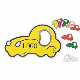 Jumbo Size Car Shape Magnetic Bottle Opener Custom Printed