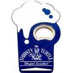 Jumbo Size Beer Mug Shape Magnetic Bottle Opener Custom Printed