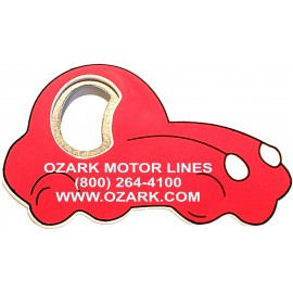 Jumbo Size Car Shape Magnetic Bottle Opener Custom Imprinted